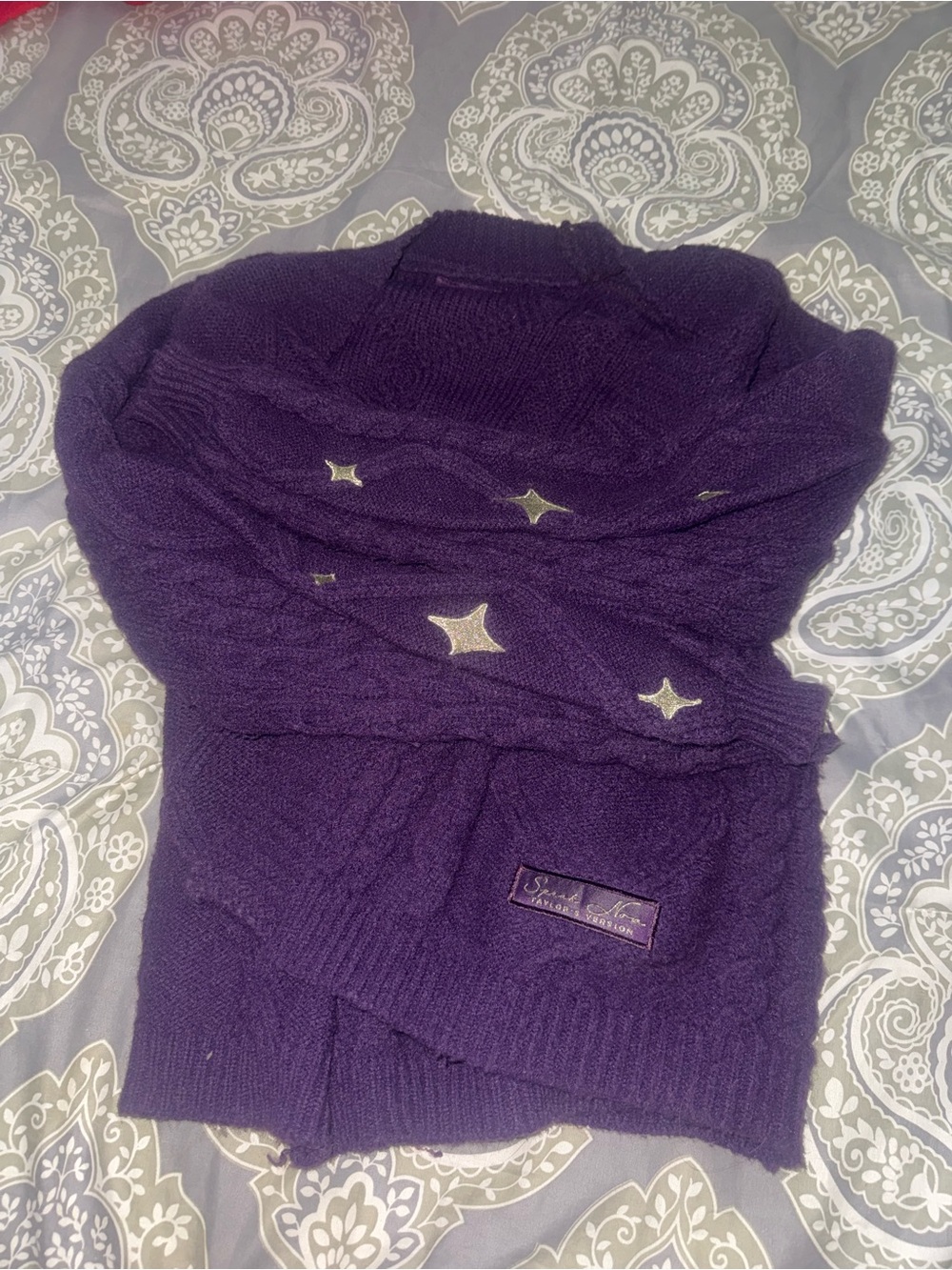 taylor swift speak now TV cardigan